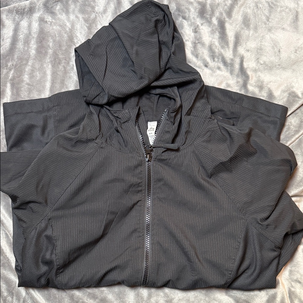 RBX Black Hooded Zip-Up Jacket